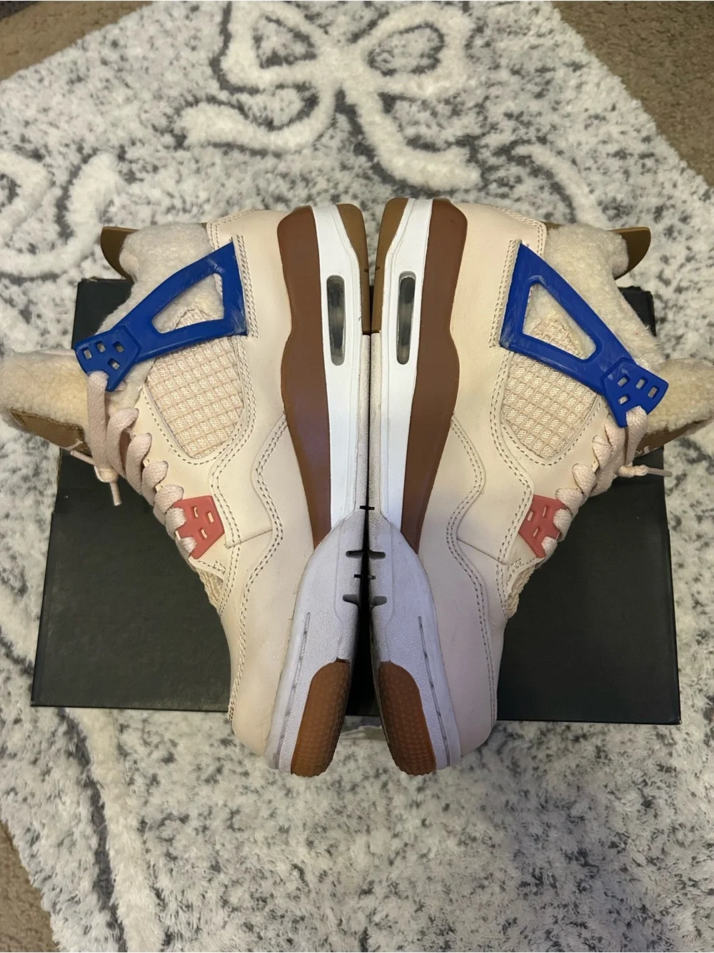 Jordan Beige Multicolor Sneakers